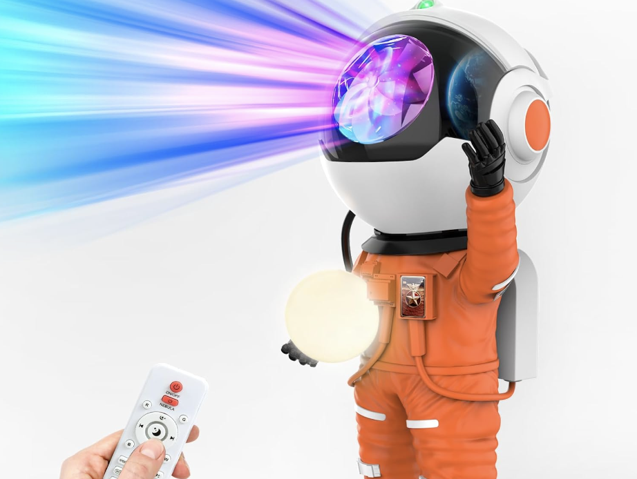 astronaut projector night light, toddler stocking stuffers